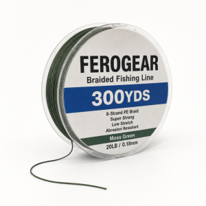 FEROGEAR Braided Fishing Line - Natural 300yd